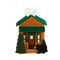 Herrschners North Woods Cabin Tissue Box - August Plastic Canvas Kit